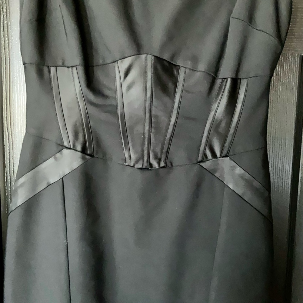 Cache Elegant, Yet Classic Black Fitted Dress - image 5